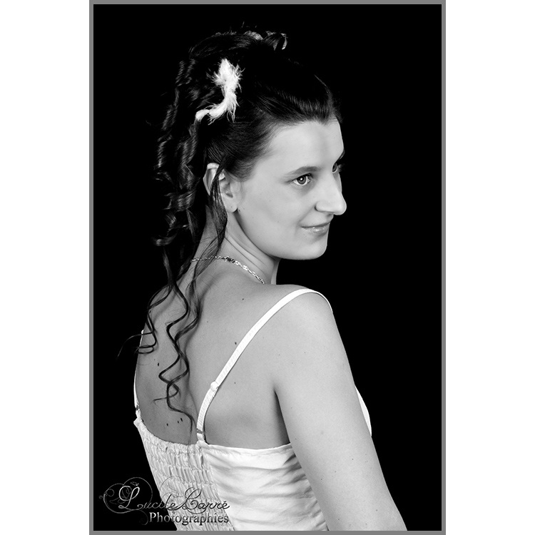 Photographe Angers - Mariage - Séance mariée en studio